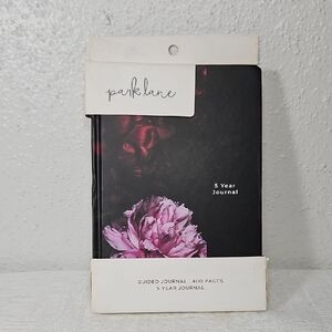 Park Lane 5 Year Guided Journal with Pink & Red Floral Design 400 pages